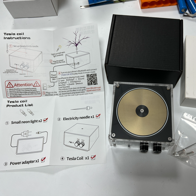Magical Music Tesla Coil Bluetooth Speaker