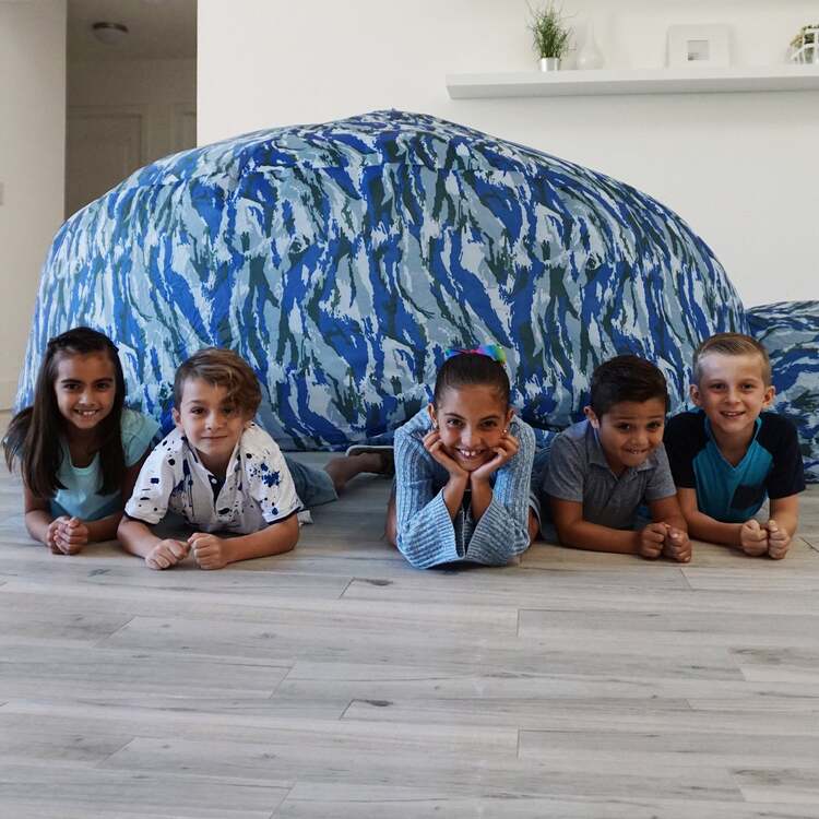 30 Seconds Setup Fort Building Children Kid Play Tent(not include fan)