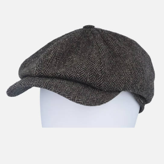 Newsboy Classic Cap Dark Brown Flat Cap