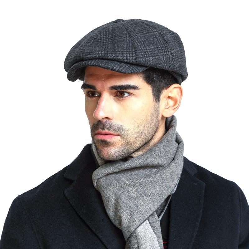 Newsboy Classic Cap Dark Brown Flat Cap