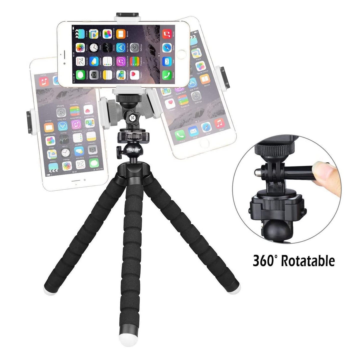 Tripod Octopus Sponge Mobile Phone Holder