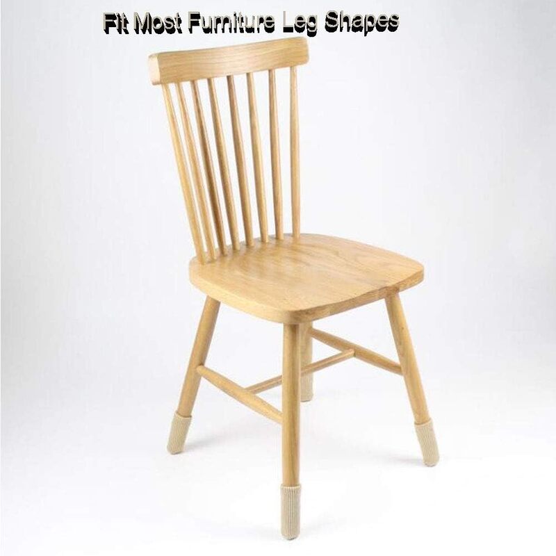 24 PCS Furniture Leg Knitted Furniture Protector