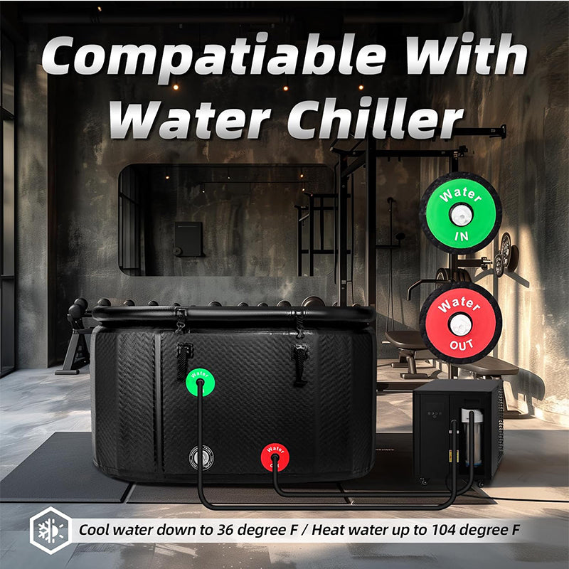 Cold Plunge Tub Portable Water Chiller Compatible Ice Tub for Recovery