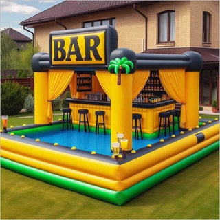 inflatable pool bar