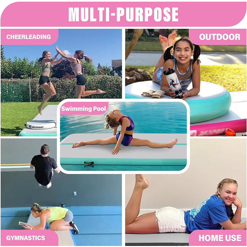 Gymnastics Tumbling Mats Inflatable Floor Mats for Home Use Training Mat