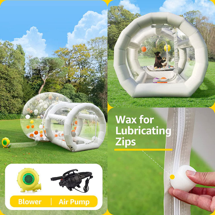 Big bubble tent single tunnel inflatable bubble house bubble dome tent