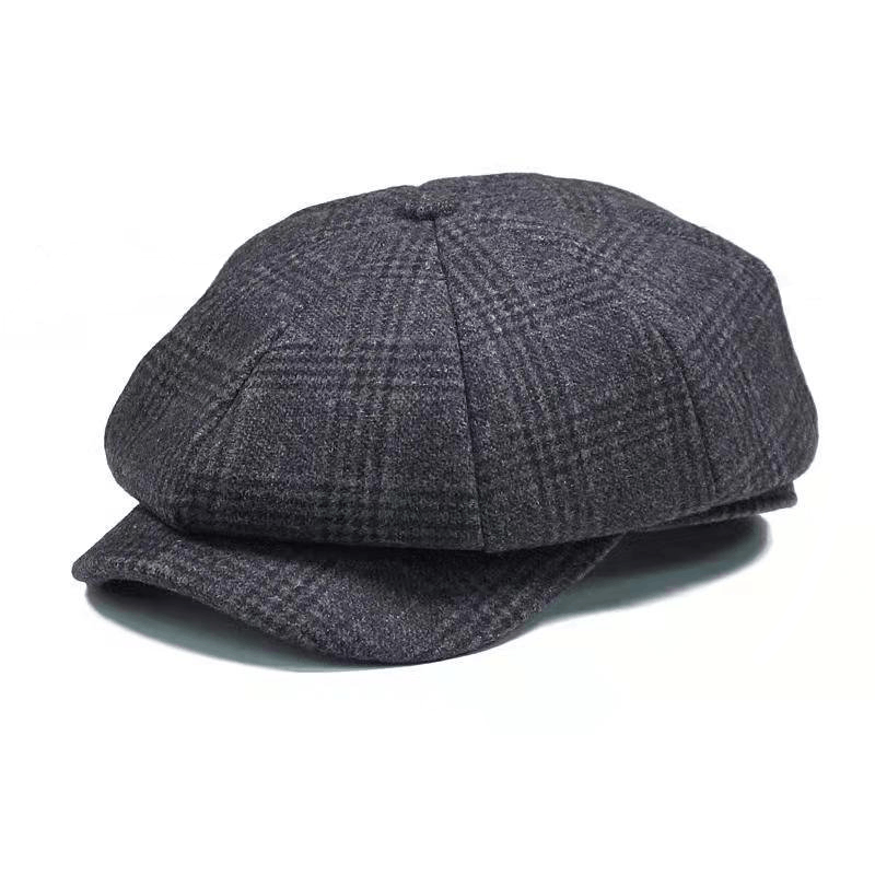 Vintage Herringbone Octagon Cap