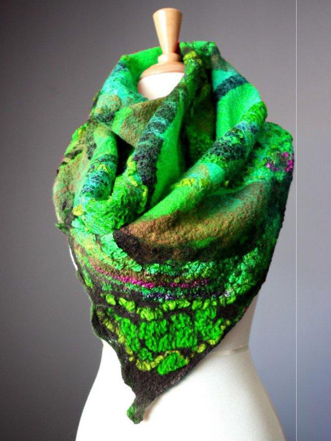 Women Polyester Winter Holiday Scarves