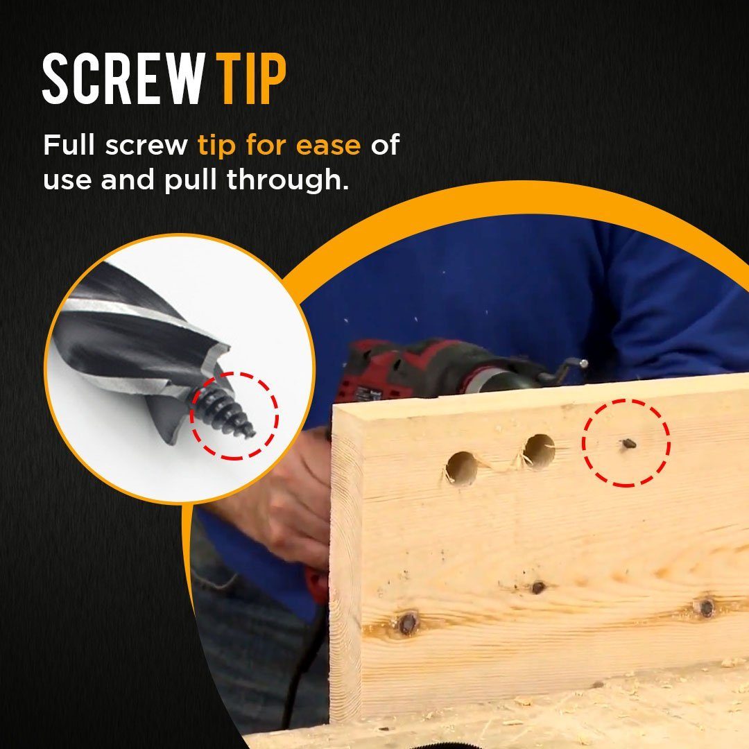 SHARPFEEL™ Wood High Speed Boring Bits