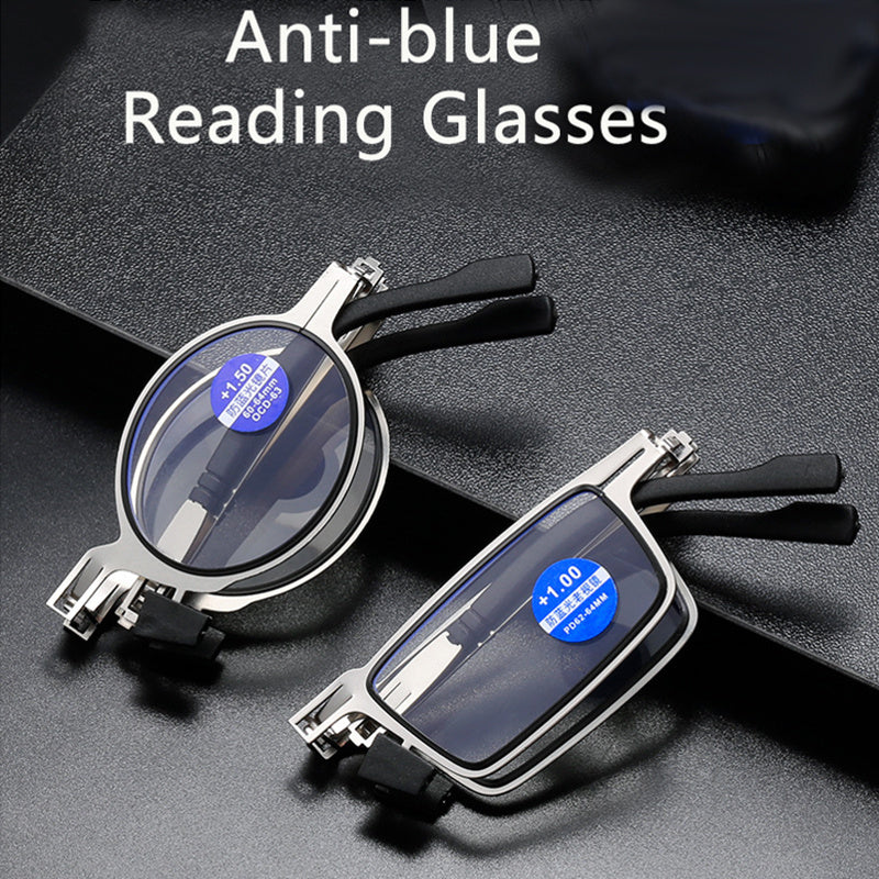 🔥2024 Hot Sell 🔥Ultra Light Titanium Material Screwless Foldable Reading Glasses