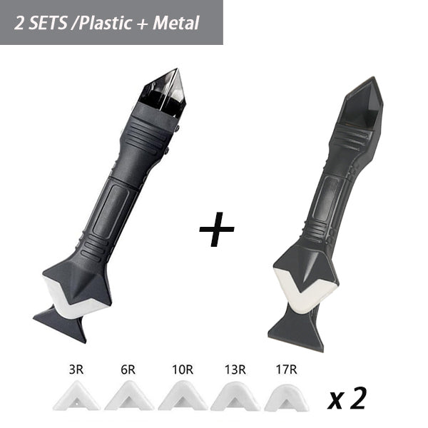 SHARPFEEL™ 3-in-1 Silicone Caulking Tools