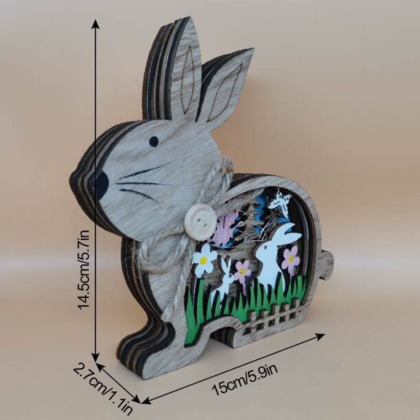 🐰Easter bunny wooden crafts