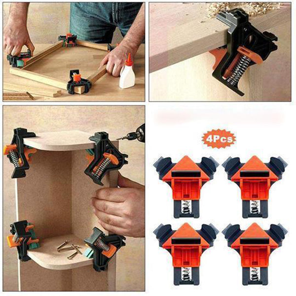 SHARPFEEL™ Carpenter's Right Angle Clamp(4PCS)