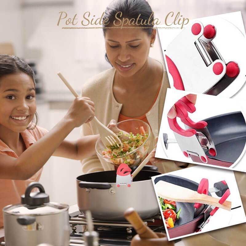 🔥Hot Sell🔥 Cookware Side Clip Rest Holder
