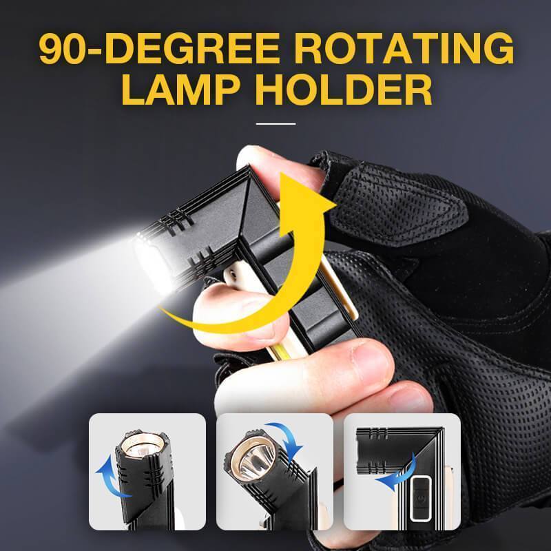 Multifunctional 360-degree Magnet Anti-fall Flashlight