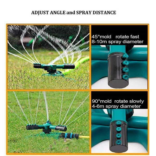 360-Degree Rotating Garden Sprinkler