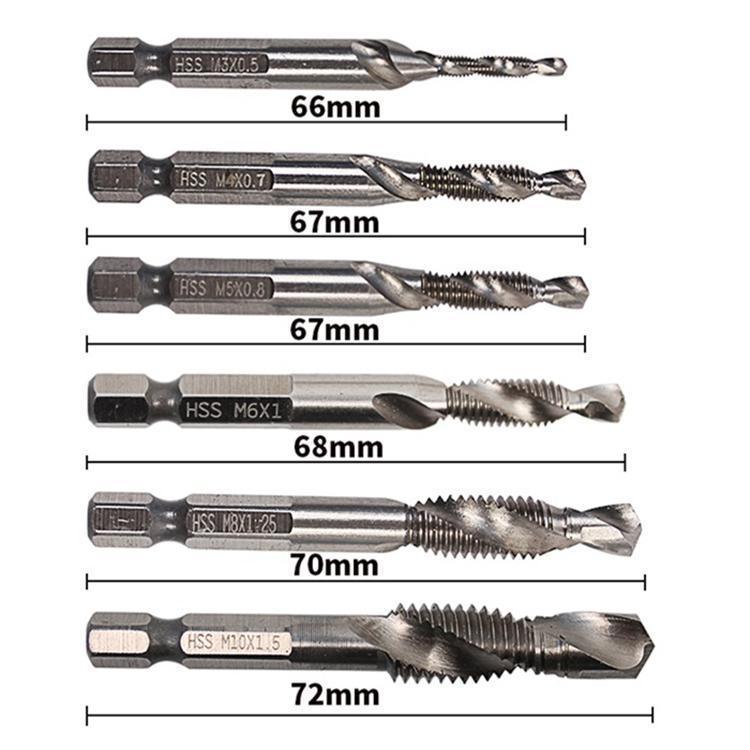 SHARPFEEL™ Composite Tap Drill Bit Set