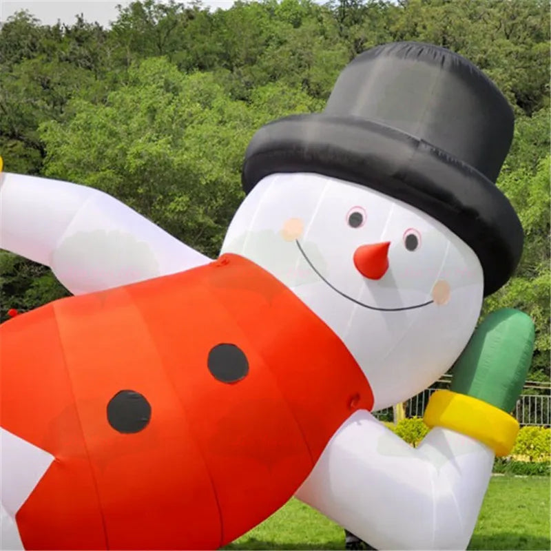 20 ft with blower Outdoor games Customized Christmas Decoration inflatable snowman balloon air winter character
