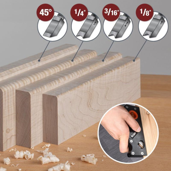 SHARPFEEL™ Woodworking Edge Corner Plane