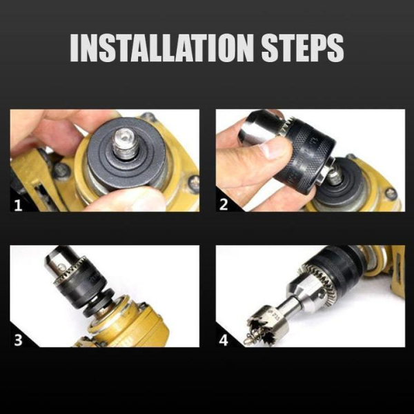 SHARPFEEL™ Angle Grinder Electric Drill Conversion Collet