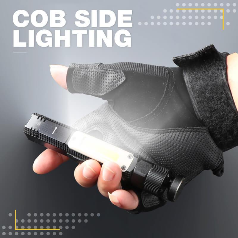 Multifunctional 360-degree Magnet Anti-fall Flashlight