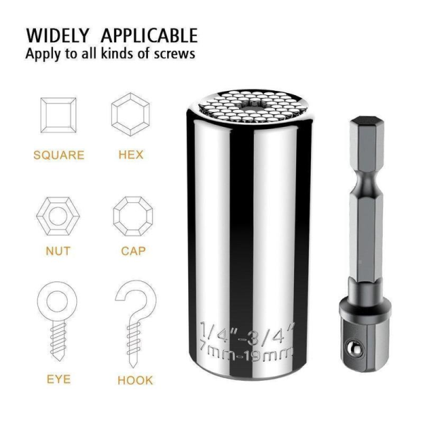 SHARPFEEL™ Universal Socket