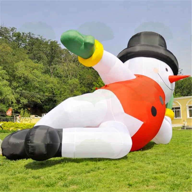 20 ft with blower Outdoor games Customized Christmas Decoration inflatable snowman balloon air winter character