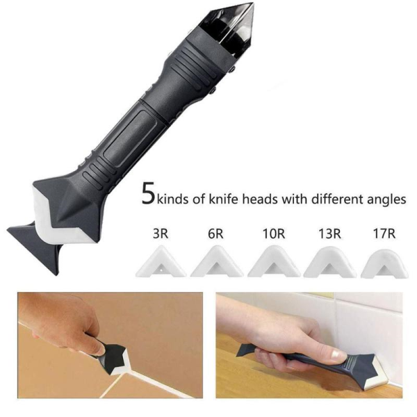 SHARPFEEL™ 3-in-1 Silicone Caulking Tools