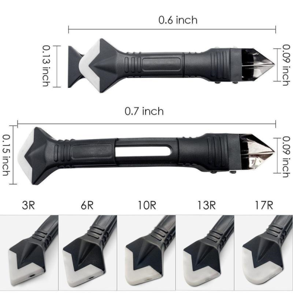 SHARPFEEL™ 3-in-1 Silicone Caulking Tools