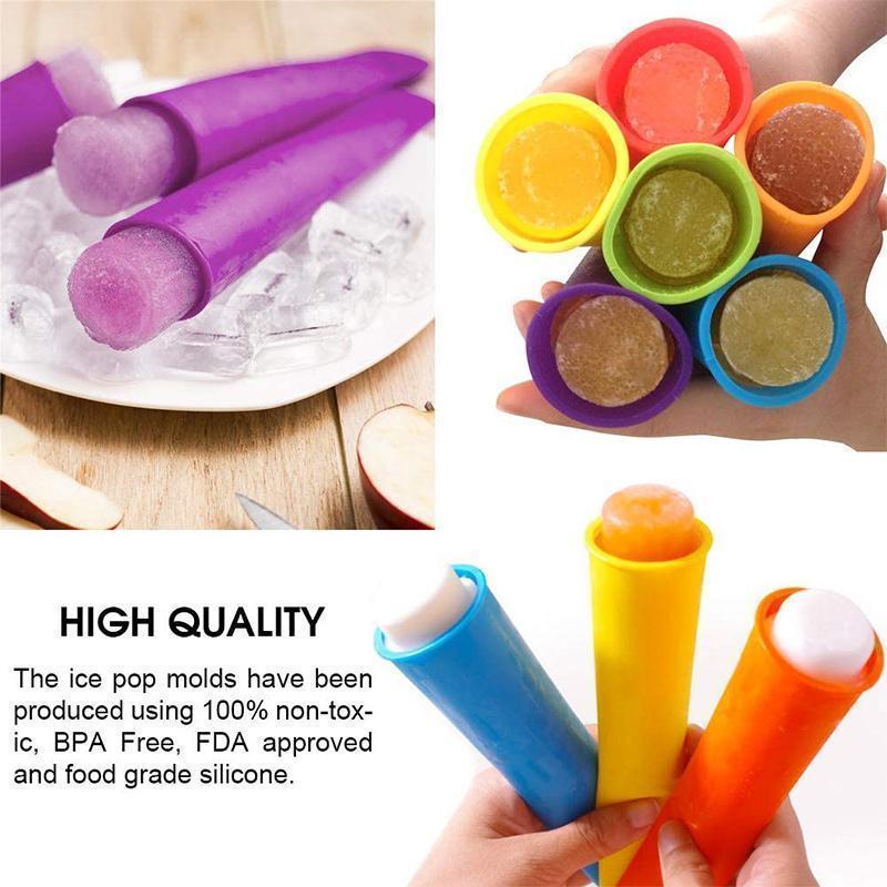 【BUY 1 GET 1 FREE】Colorful Silicone Ice Pop Mold Set