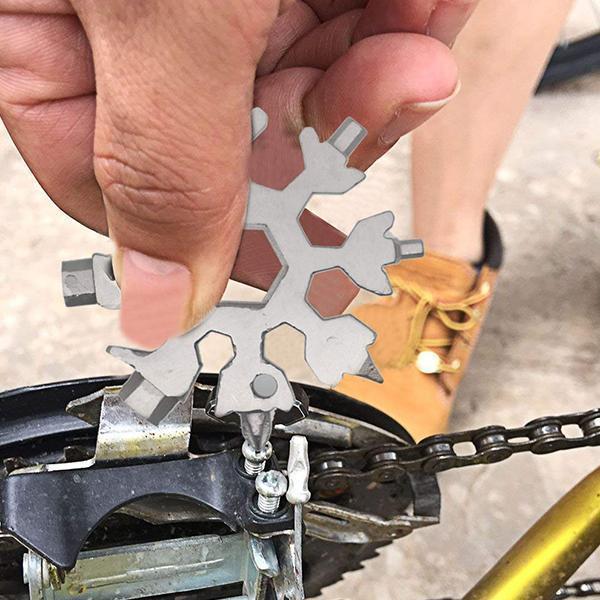 15-in-1 Stainless Snowflake Multi-Tool