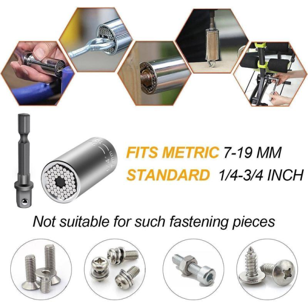 SHARPFEEL™ Universal Socket