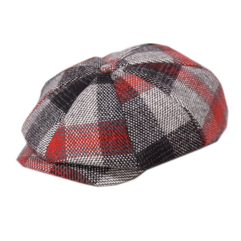 Vintage Herringbone Octagon Cap