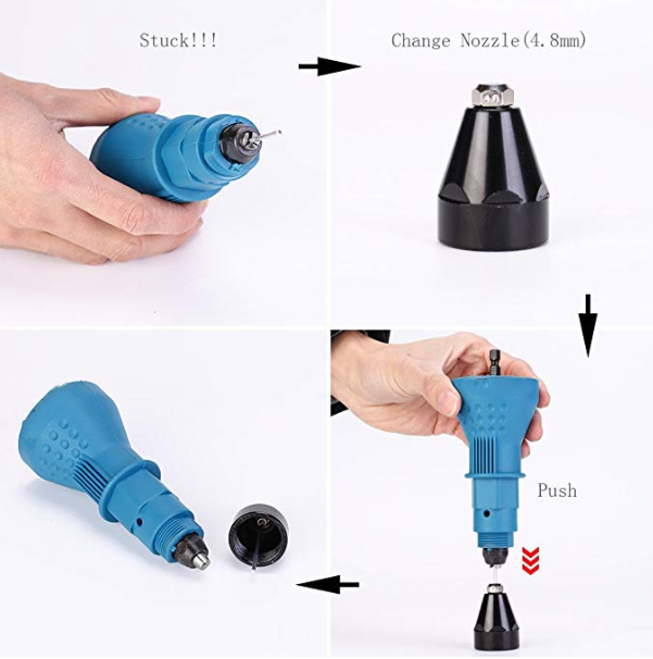 SHARPFEEL™ Electric Rivet Nut Gun Riveting Tool