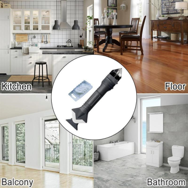 SHARPFEEL™ 3-in-1 Silicone Caulking Tools