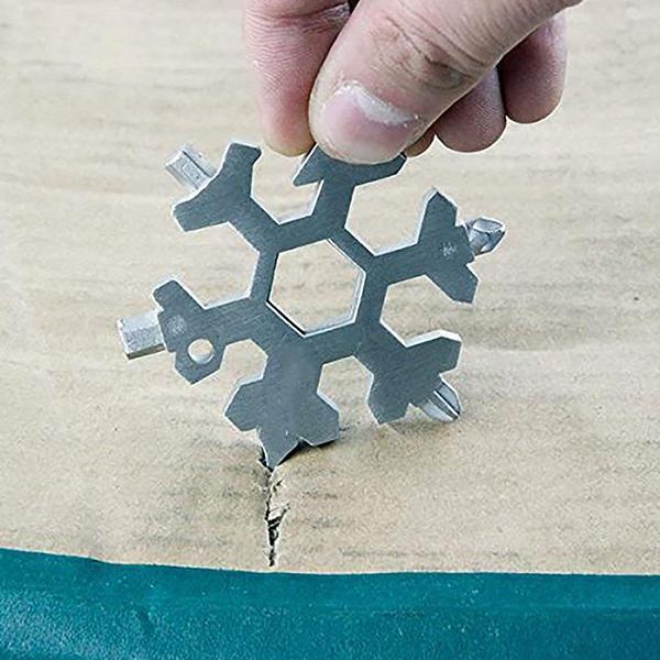 15-in-1 Stainless Snowflake Multi-Tool