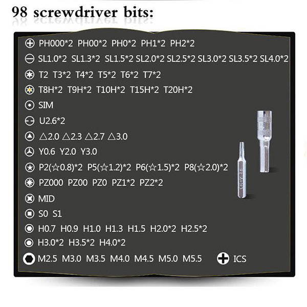 112 in 1 Screwdriver Set