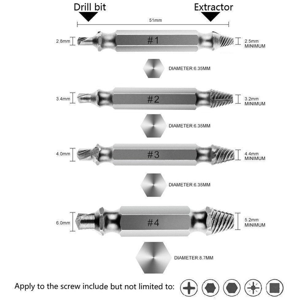 4X Screw Extractor