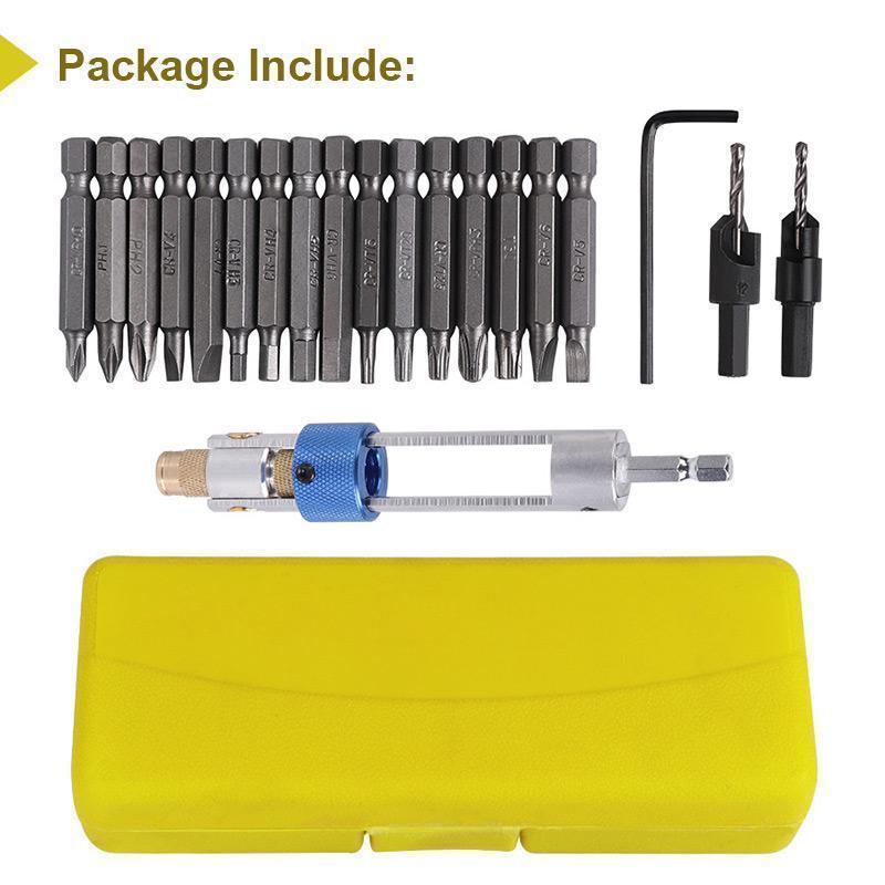 SHARPFEEL™ High-Speed Steel Drill Bit Head Converter (1 Set)