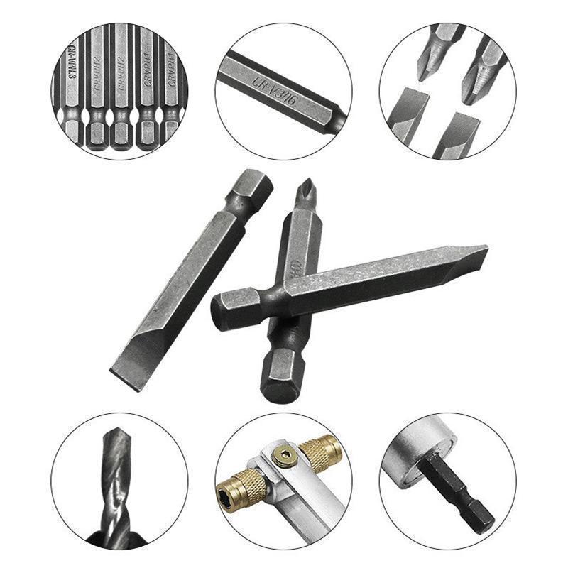 SHARPFEEL™ High-Speed Steel Drill Bit Head Converter (1 Set)