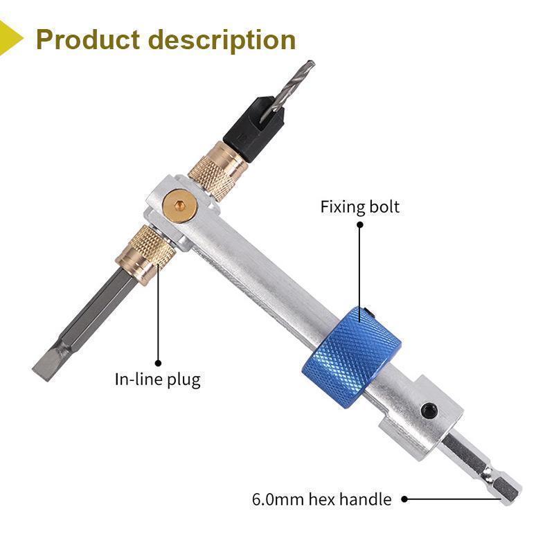 SHARPFEEL™ High-Speed Steel Drill Bit Head Converter (1 Set)