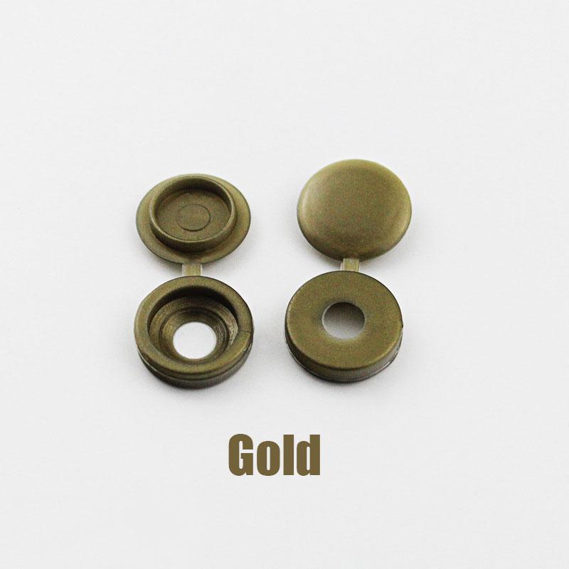 100PCS Hinged Screw Cover Caps