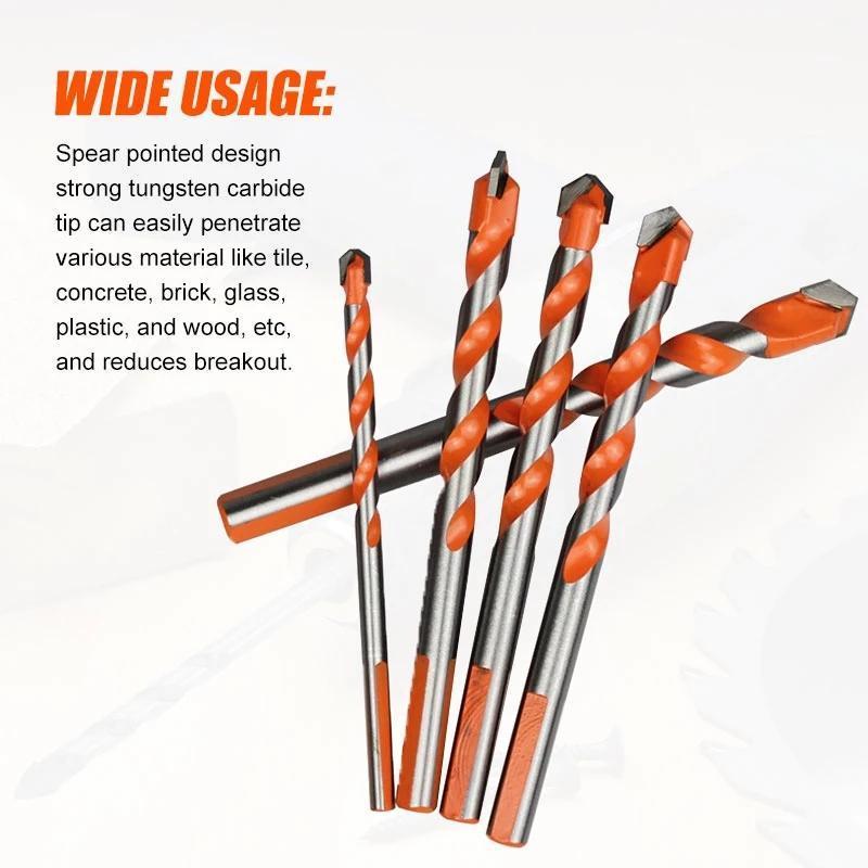 Triangular-overlord Handle Multifunctional Drill Bits