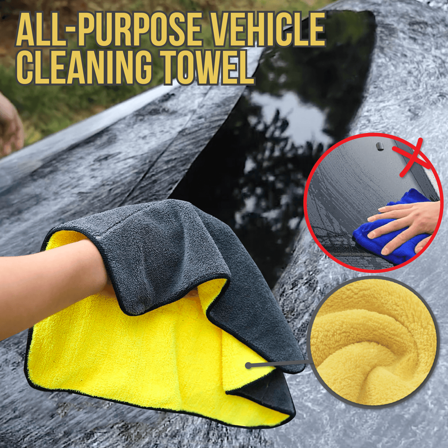 All-Purpose Vehicle Cleaning Towel