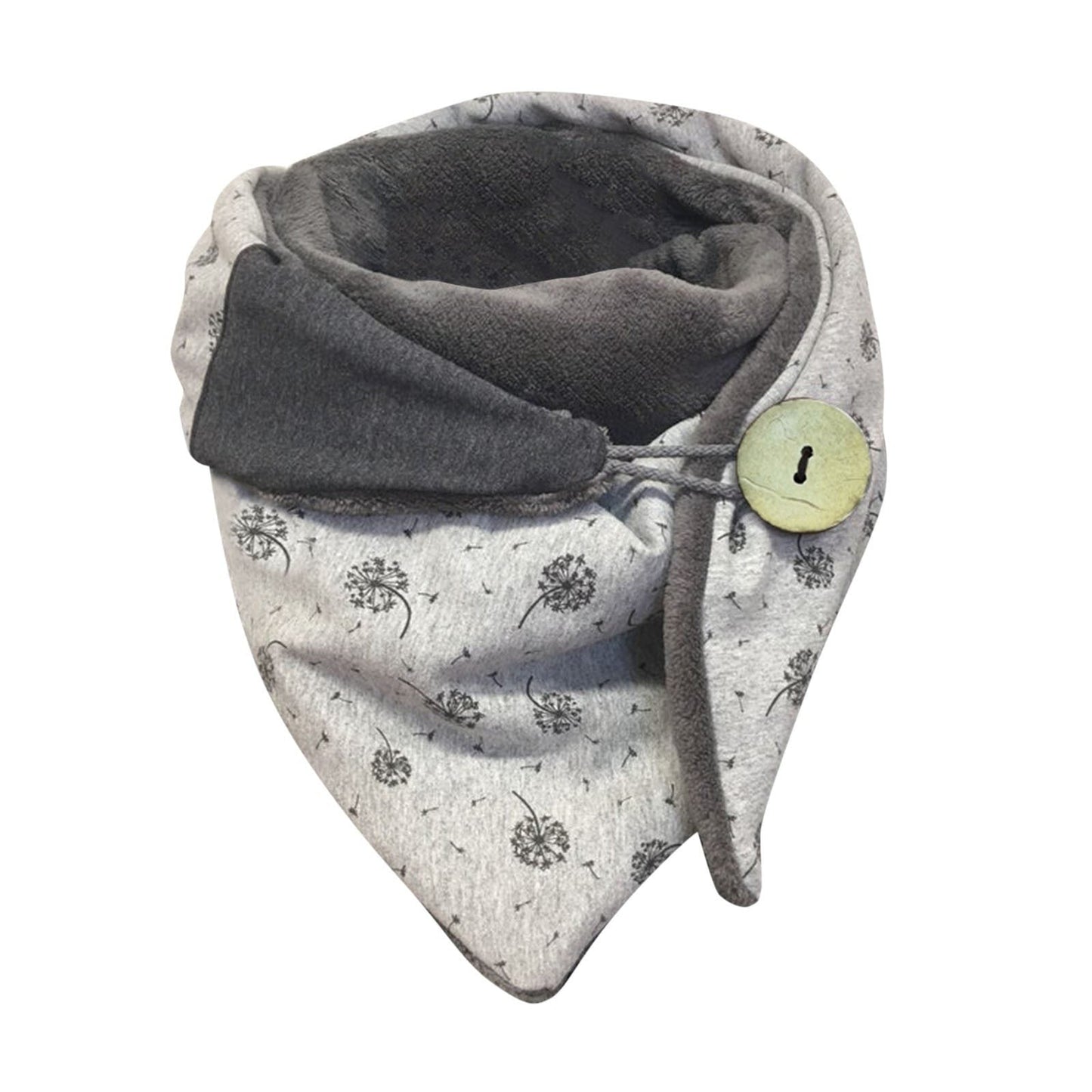 Winter Fashion Retro Multi-Purpose Shawl Button Scarf