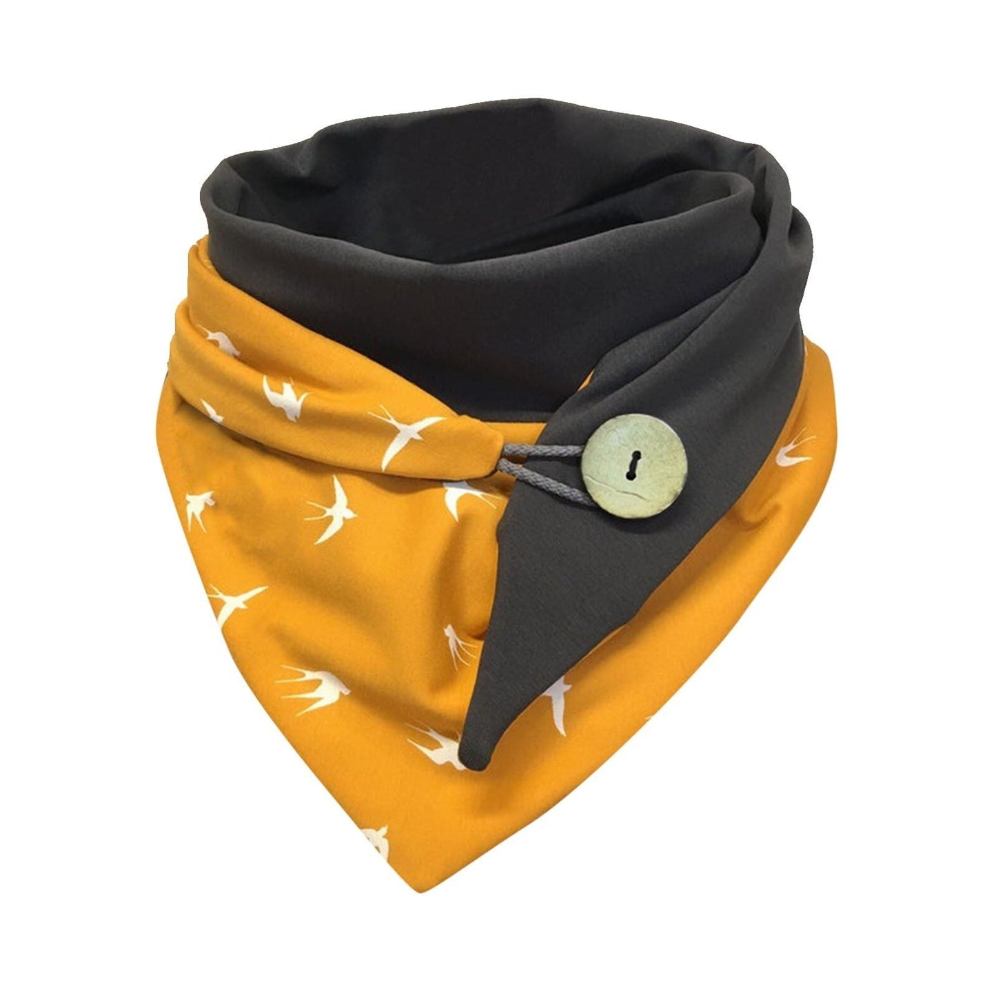 Winter Fashion Retro Multi-Purpose Shawl Button Scarf