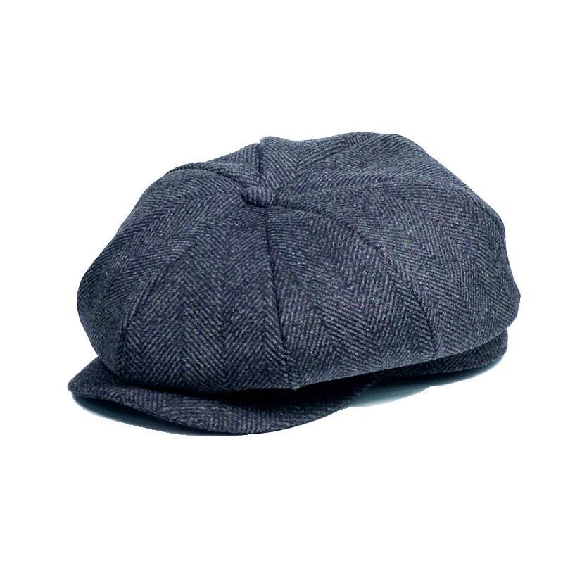 Vintage Herringbone Octagon Cap