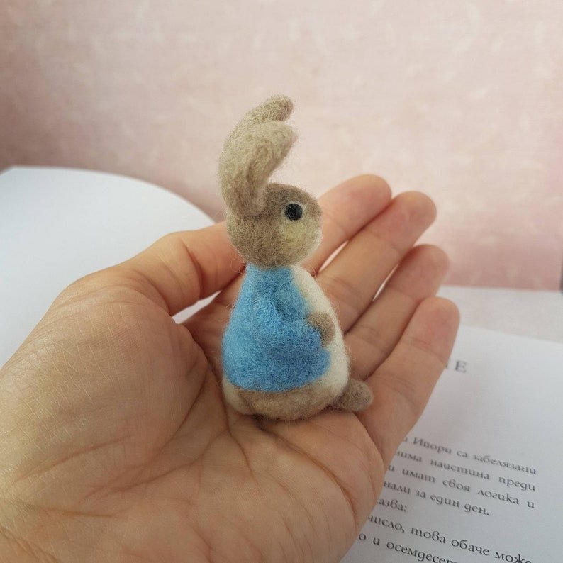🐇Needle felted bunny, Easter Decor,💖Rabbit lover gift🎁