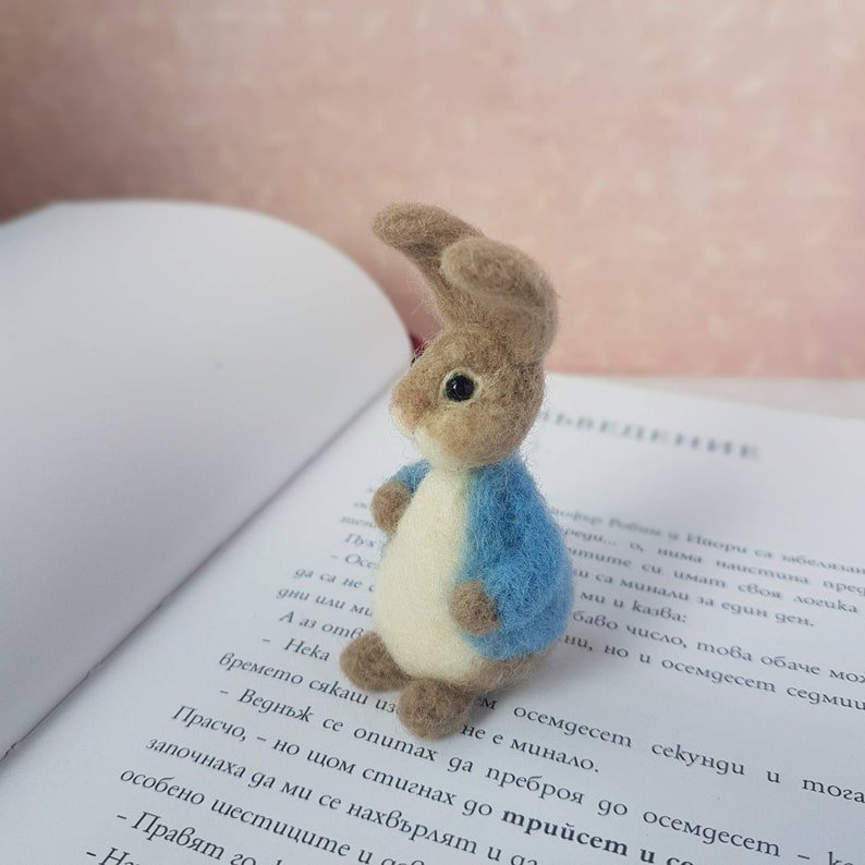 🐇Needle felted bunny, Easter Decor,💖Rabbit lover gift🎁