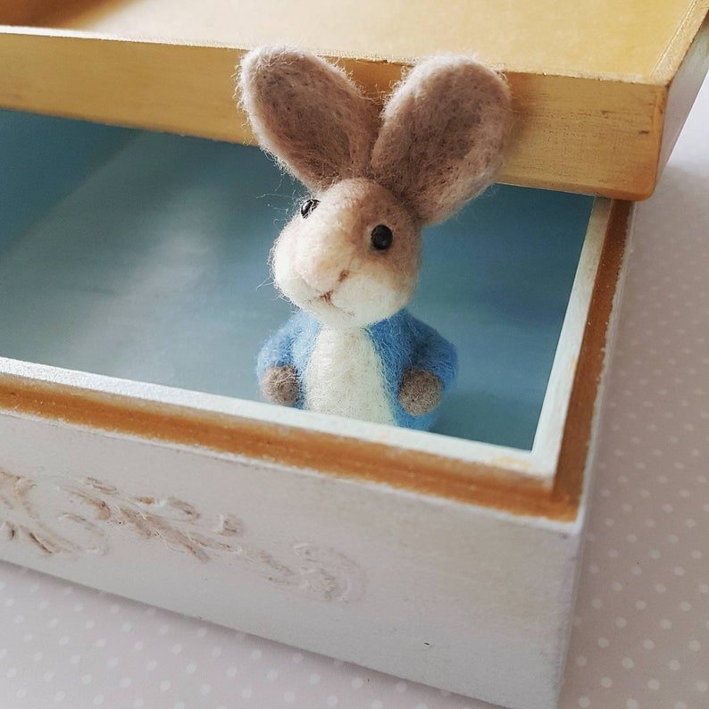 🐇Needle felted bunny, Easter Decor,💖Rabbit lover gift🎁